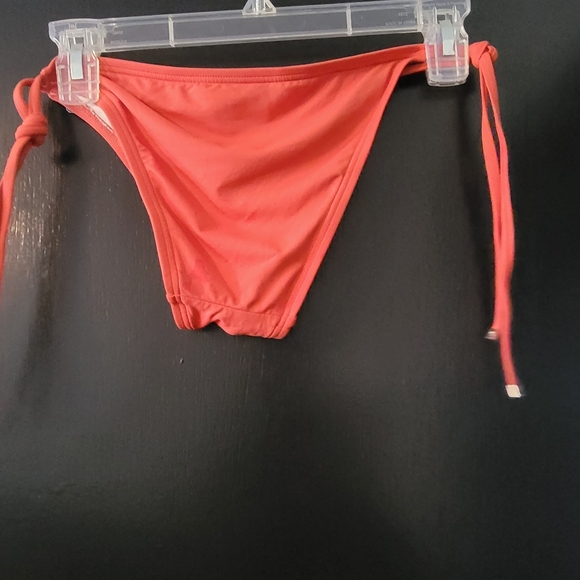 Michael Kors, Coral Colored, Swimsuit, Size Small Bottom, Size Medium Top. - Picture 3 of 8
